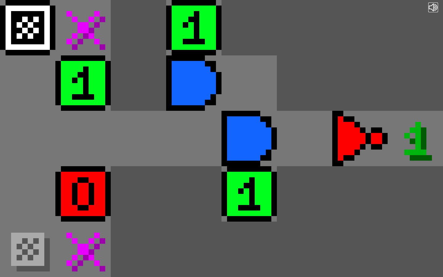 The 12th level of Sokogate, <i>AND</i>.